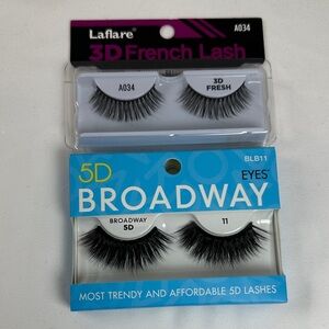 Laflare 3D French Lash (Fresh) and Broadway 5D Lash Bundle
